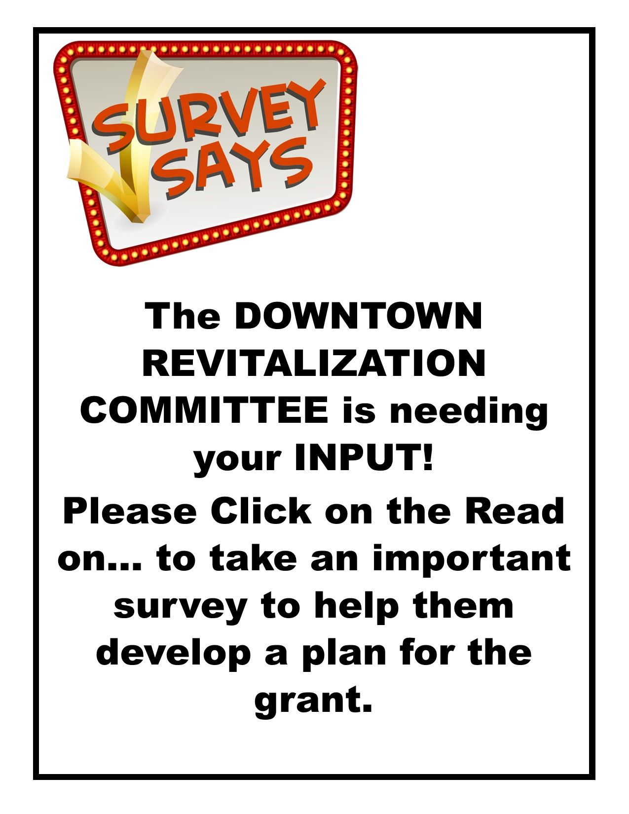 DTR SURVEY WEB INVITE