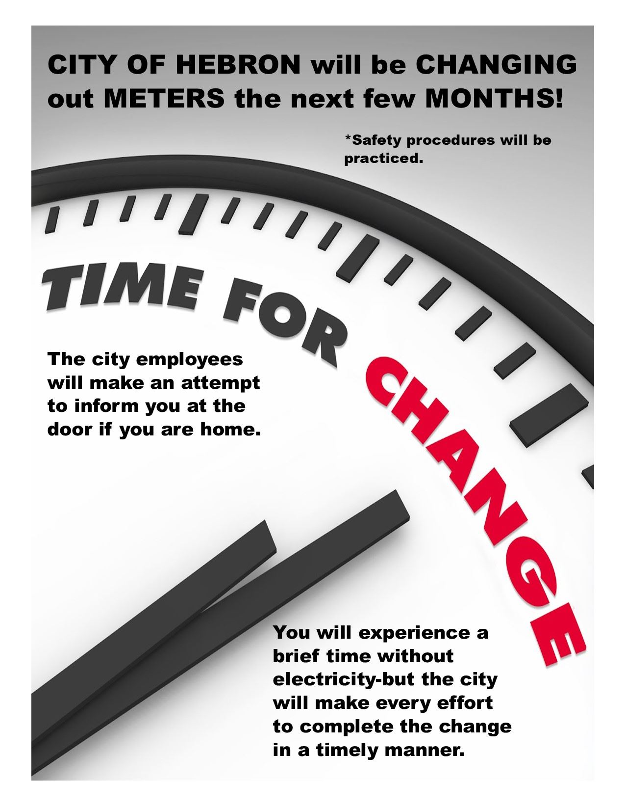 METER CHANGES