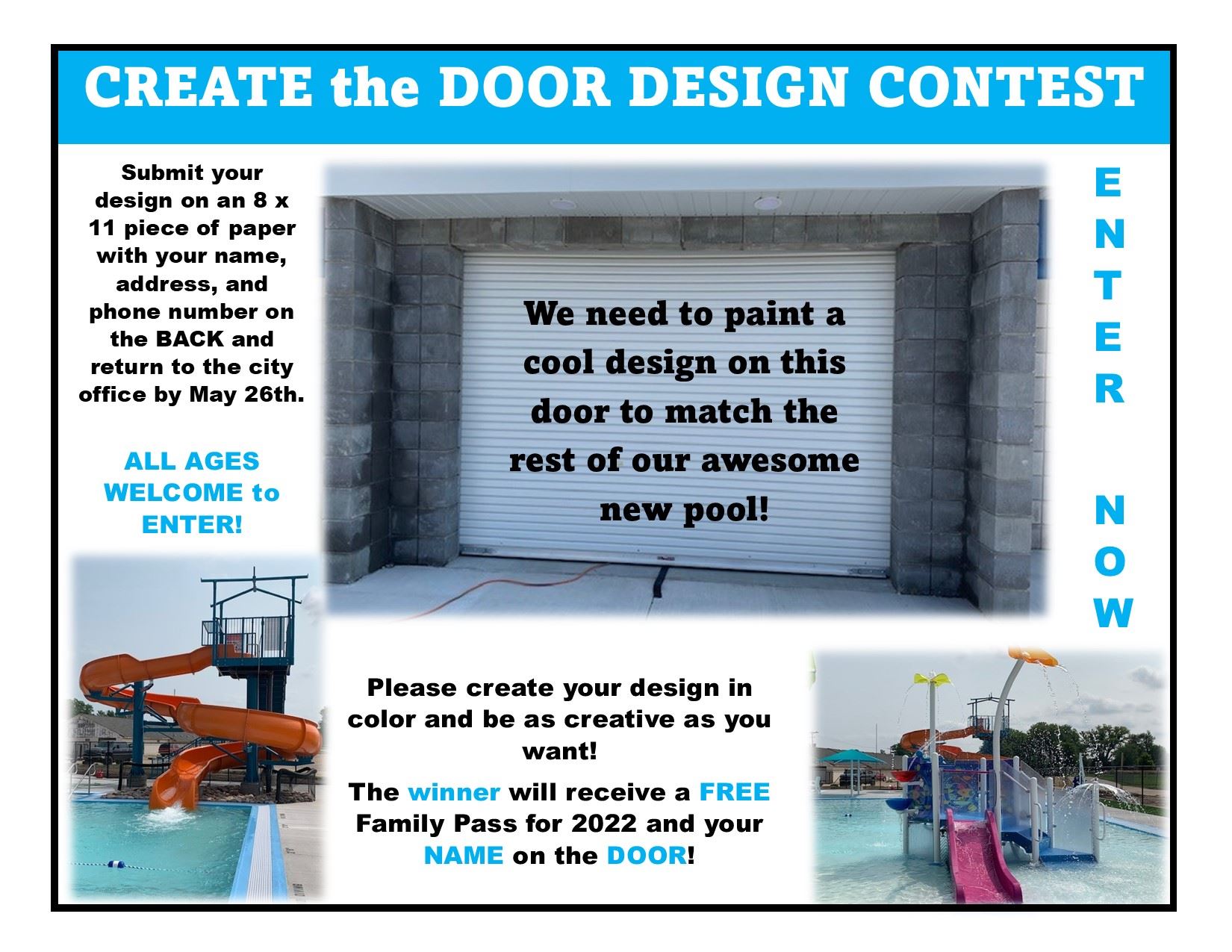POOL DOOR DESIGN CONTEST